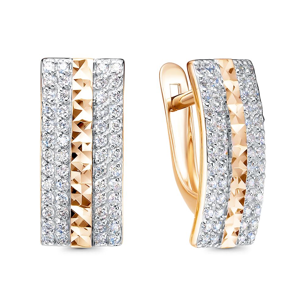 Серьги 585 122076А