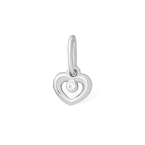 Подвеска серебряная 925 сердце 1310015938-501