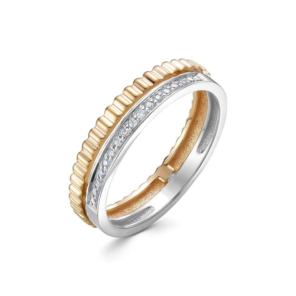 Кольцо 585 в стиле Бушерон 4109-105