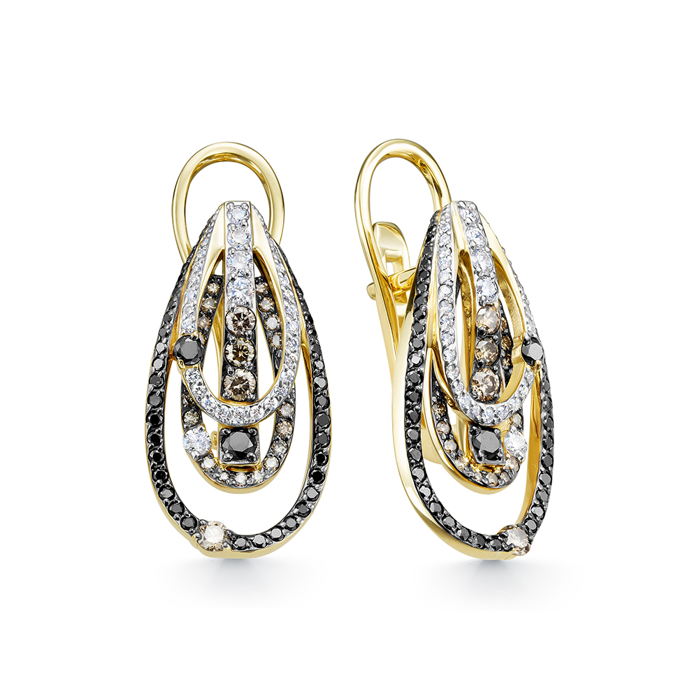 Серьги 585 2-1302-318