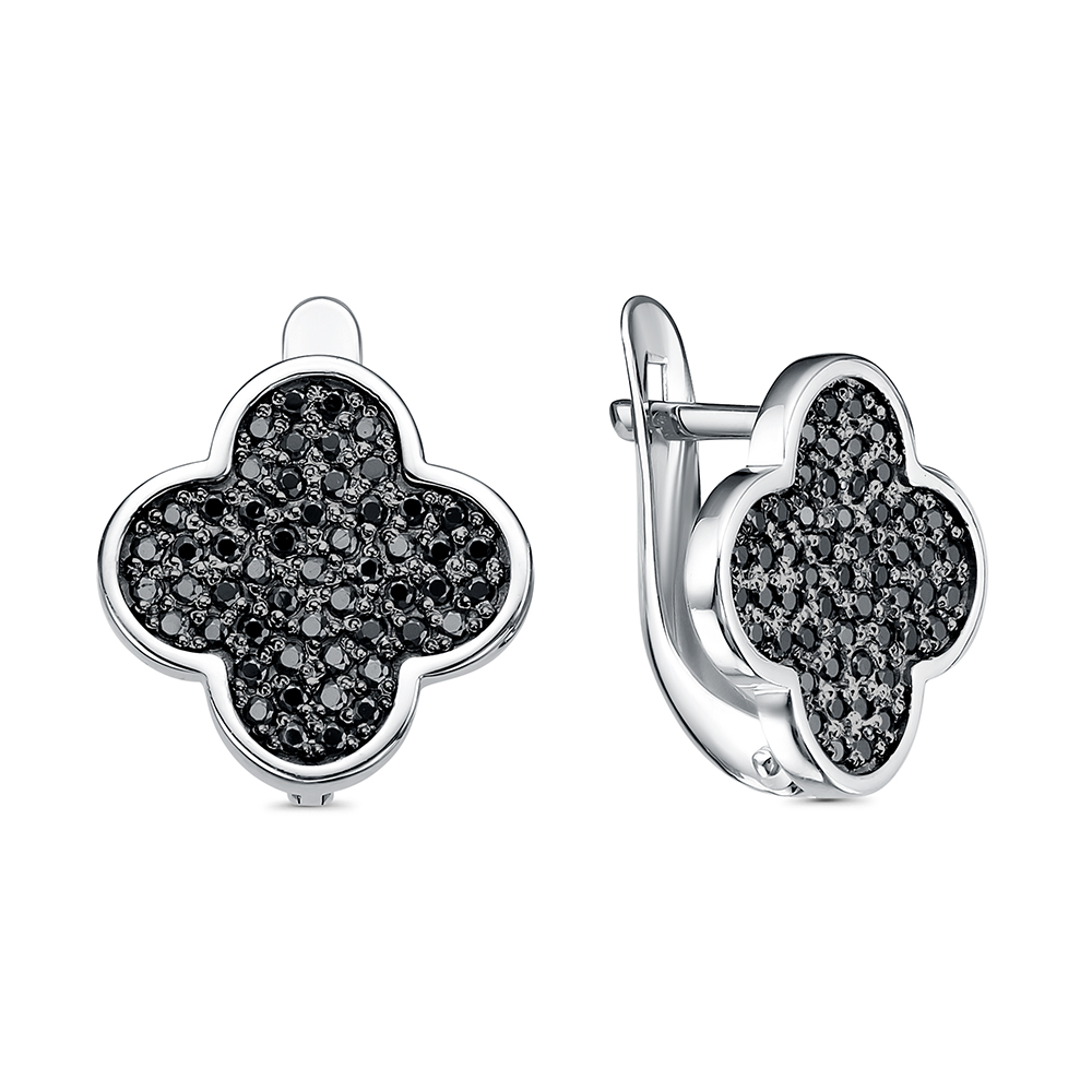 Серьги четырехлистник 925 С122653-5