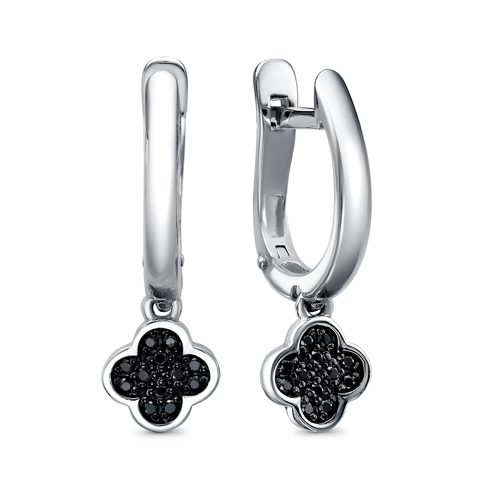 Серьги четырехлистник 925 С122703-5