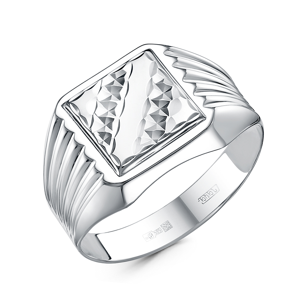 Кольцо печатка 925 С040104